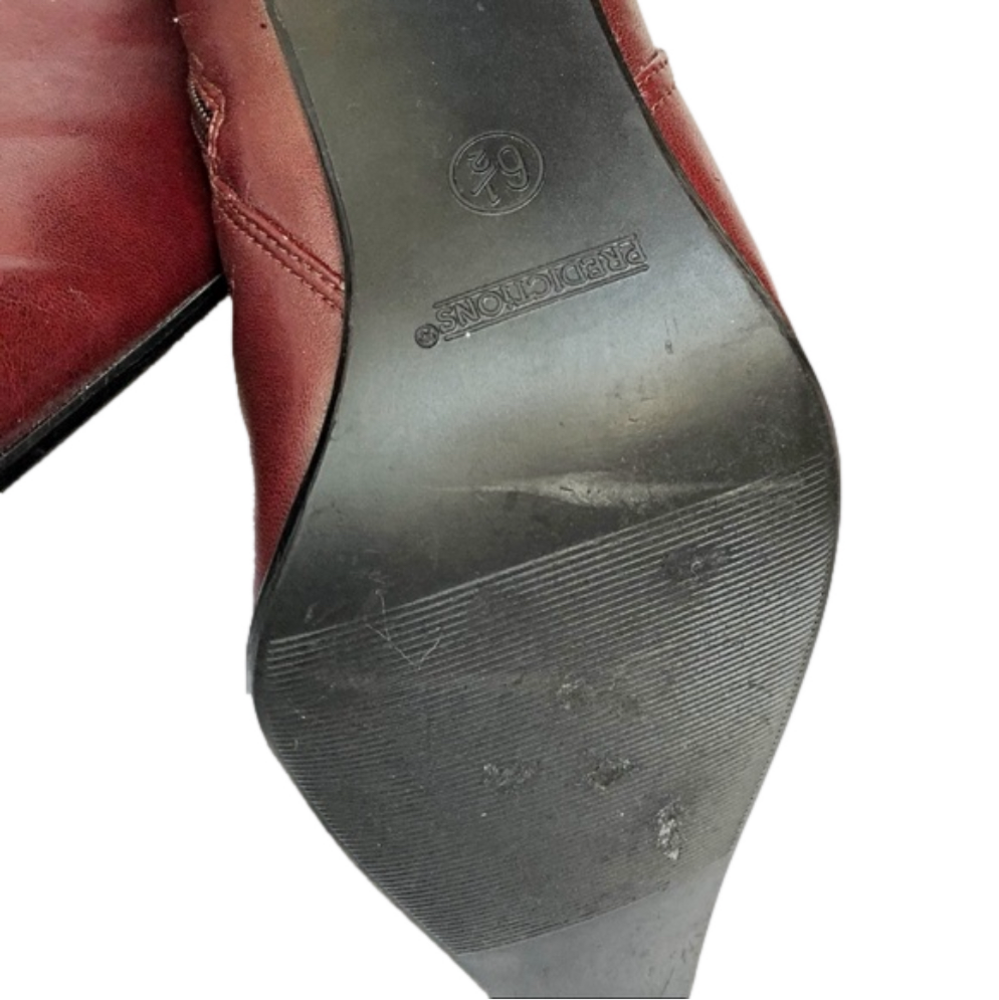 Predictions - Red/Rust heeled bootie - Picture 5 of 10
